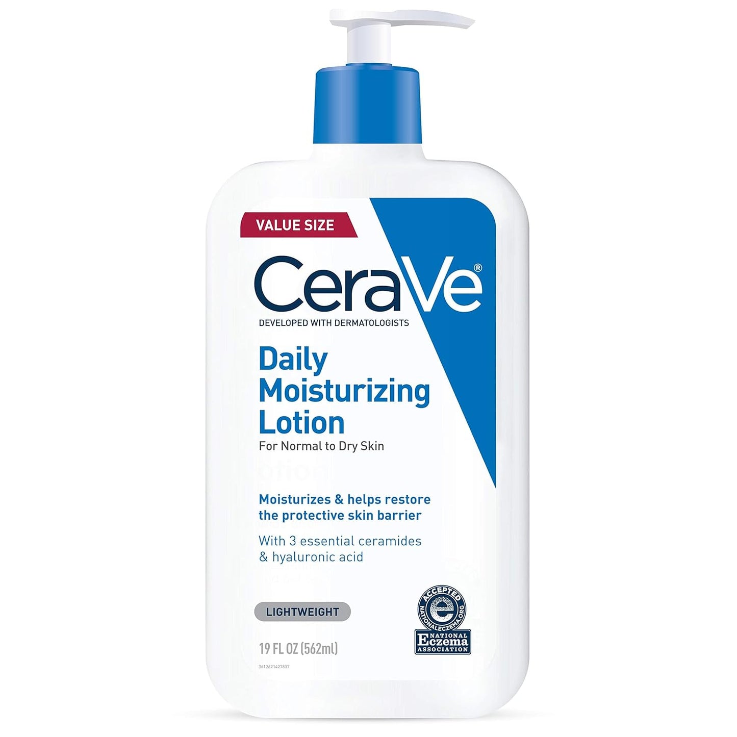 CeraVe Daily Moisturizing Lotion for Dry Skin, Body Lotion & Face Moisturizer with Hyaluronic Acid and Ceramides, Daily Moisturizer, Fragrance Free